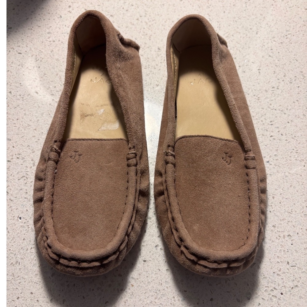 Janie and Jack Kids Suede Driving Moccasin Loafers Tan Brown 100034657
